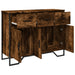 Dulap, stejar fumuriu, 97x32,5x74,5 cm, lemn prelucrat - WALTI WALTI