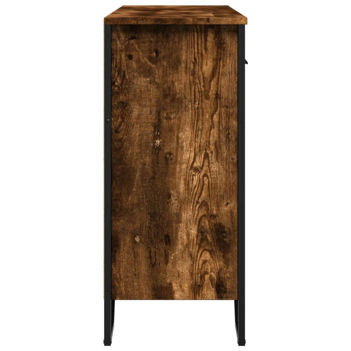 Dulap, stejar fumuriu, 97x32,5x74,5 cm, lemn prelucrat - WALTI WALTI