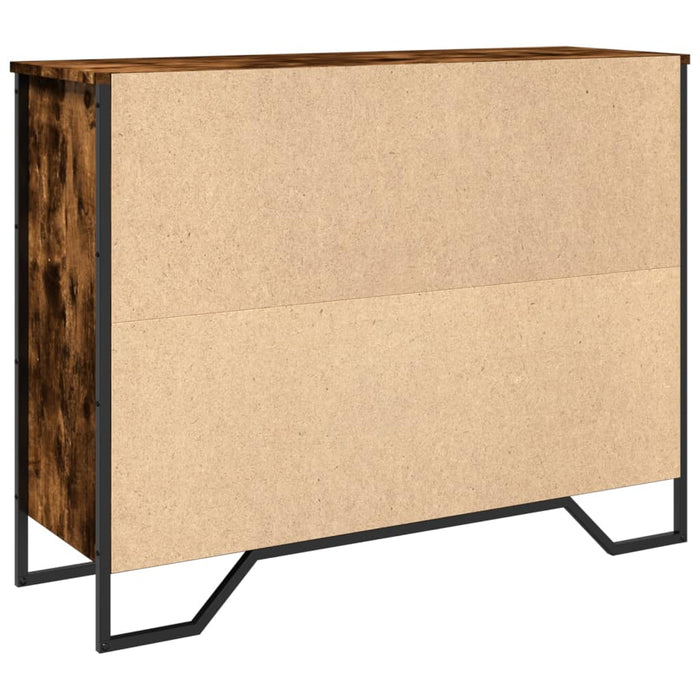 Dulap, stejar fumuriu, 97x32,5x74,5 cm, lemn prelucrat - WALTI WALTI