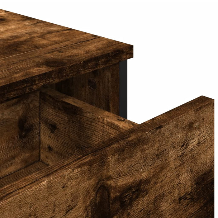 Dulap, stejar fumuriu, 97x32,5x74,5 cm, lemn prelucrat - WALTI WALTI