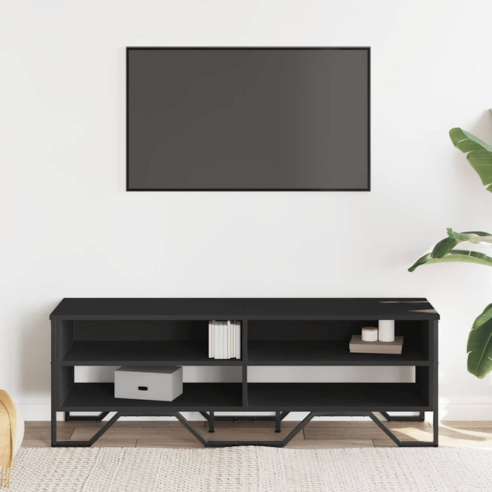 Dulap TV, negru, 122x34x41 cm, lemn prelucrat WALTI