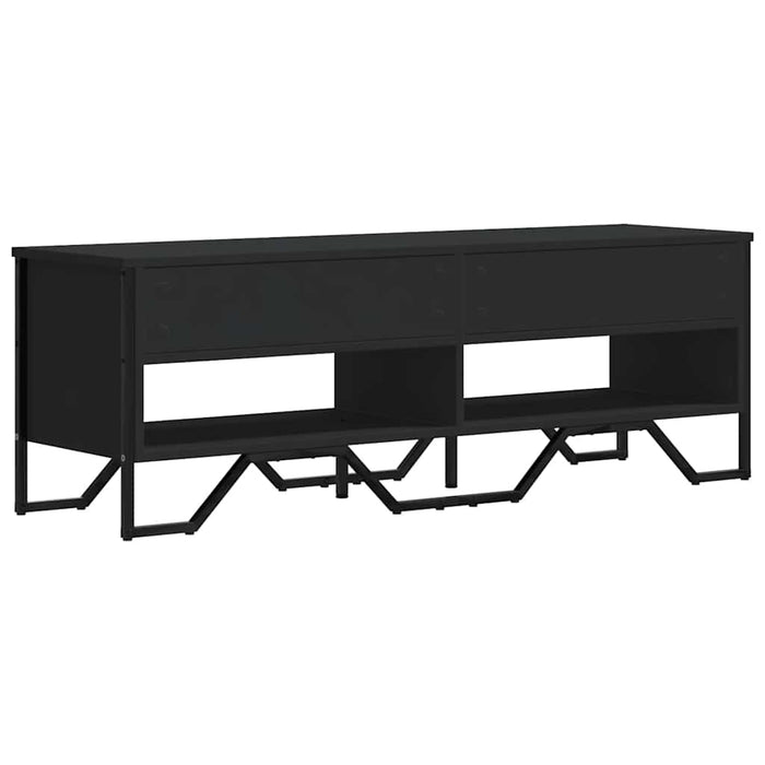 Dulap TV, negru, 122x34x41 cm, lemn prelucrat WALTI