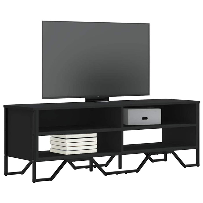 Dulap TV, negru, 122x34x41 cm, lemn prelucrat WALTI