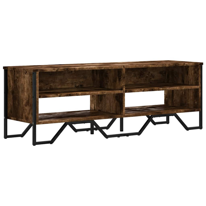 Dulap TV, stejar fumuriu, 122x34x41 cm, lemn prelucrat - WALTI WALTI
