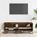 Dulap TV, stejar fumuriu, 122x34x41 cm, lemn prelucrat - WALTI WALTI