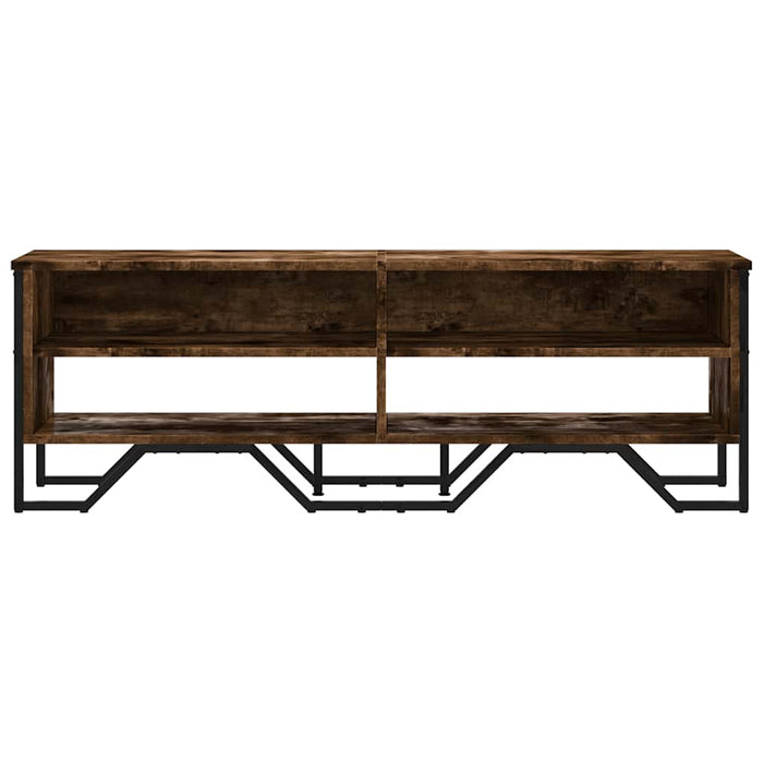 Dulap TV, stejar fumuriu, 122x34x41 cm, lemn prelucrat - WALTI WALTI