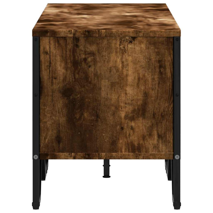 Dulap TV, stejar fumuriu, 122x34x41 cm, lemn prelucrat - WALTI WALTI