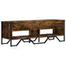 Dulap TV, stejar fumuriu, 122x34x41 cm, lemn prelucrat - WALTI WALTI