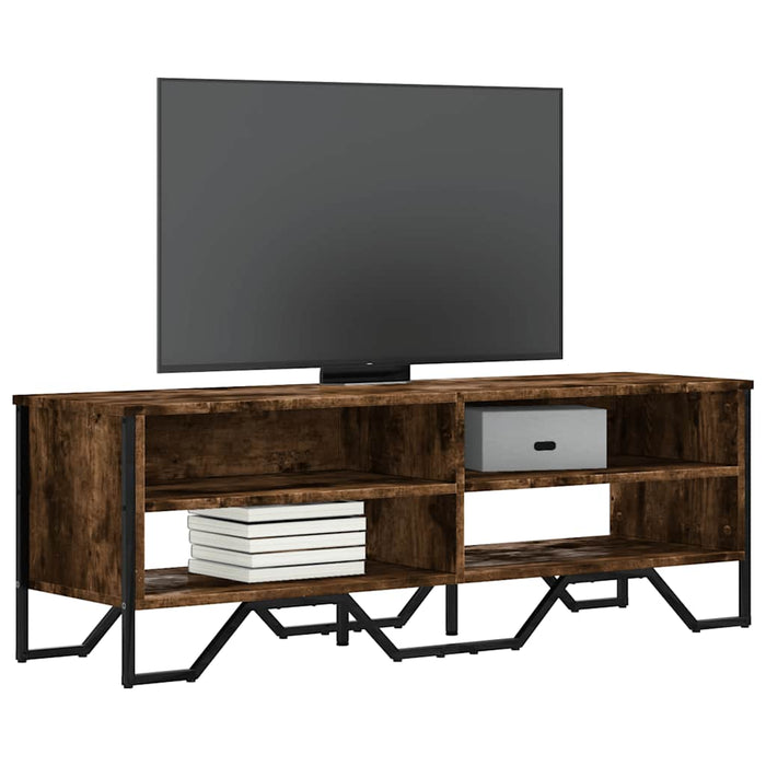 Dulap TV, stejar fumuriu, 122x34x41 cm, lemn prelucrat - WALTI WALTI