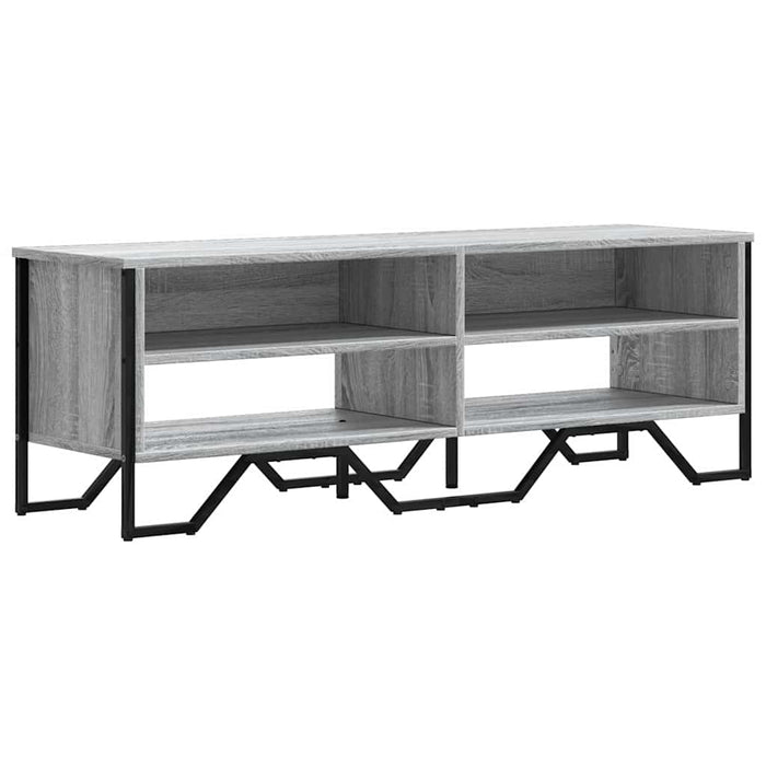 Dulap TV, gri sonoma, 122x34x41 cm, lemn prelucrat WALTI