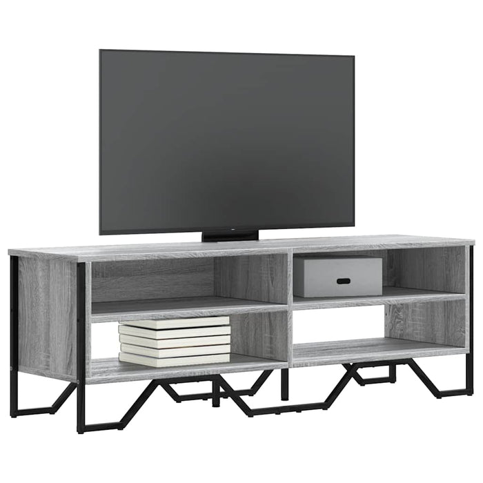 Dulap TV, gri sonoma, 122x34x41 cm, lemn prelucrat WALTI
