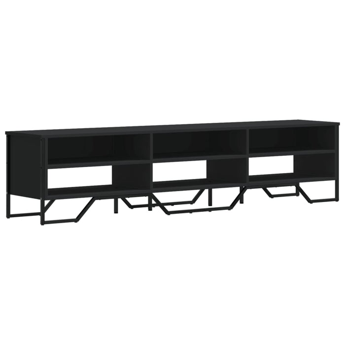 Dulap TV, negru, 180x34x41 cm, lemn prelucrat WALTI