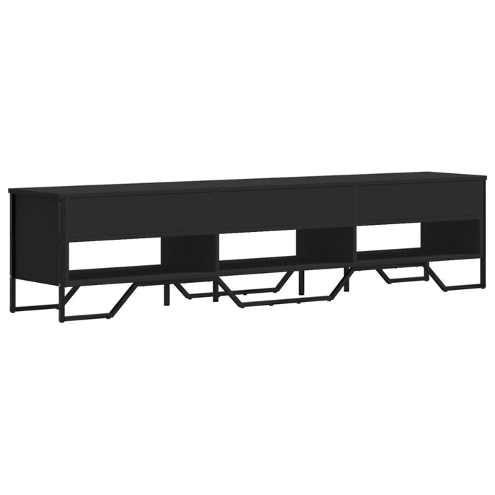Dulap TV, negru, 180x34x41 cm, lemn prelucrat WALTI