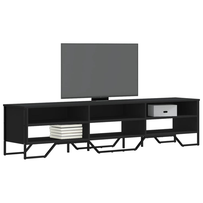 Dulap TV, negru, 180x34x41 cm, lemn prelucrat WALTI