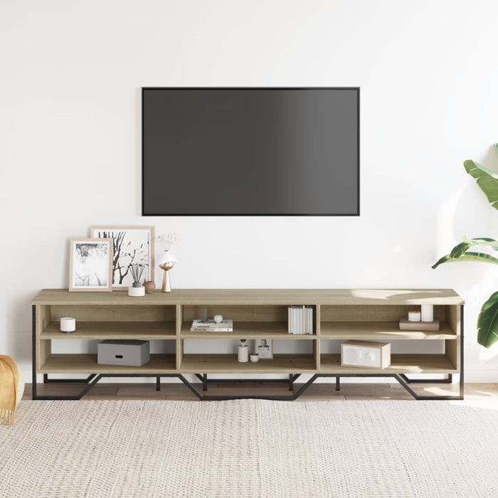 Dulap TV, stejar sonoma, 180x34x41 cm, lemn prelucrat - WALTI WALTI