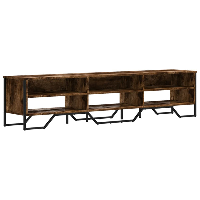 Dulap TV, stejar fumuriu, 180x34x41 cm, lemn prelucrat WALTI