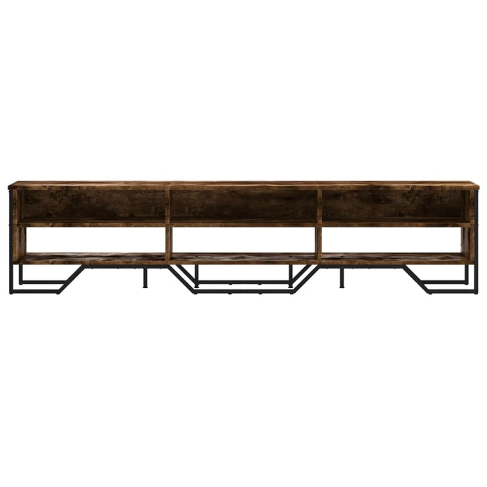 Dulap TV, stejar fumuriu, 180x34x41 cm, lemn prelucrat WALTI