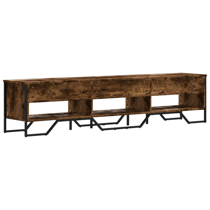 Dulap TV, stejar fumuriu, 180x34x41 cm, lemn prelucrat WALTI