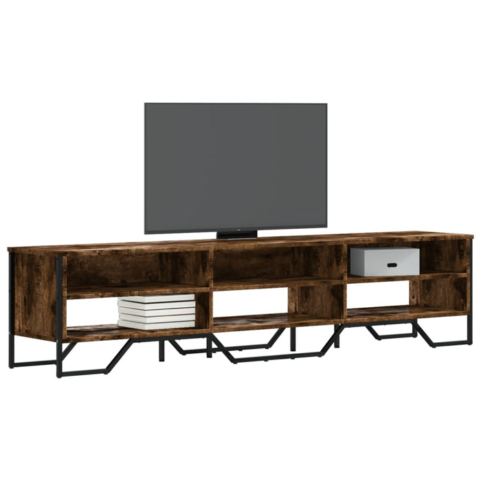 Dulap TV, stejar fumuriu, 180x34x41 cm, lemn prelucrat WALTI