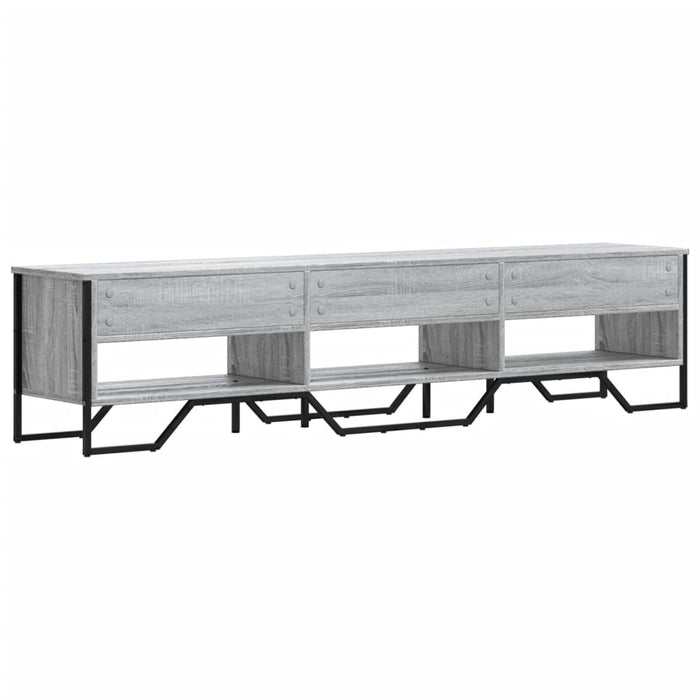 Dulap TV, gri sonoma, 180x34x41 cm, lemn prelucrat - WALTI WALTI