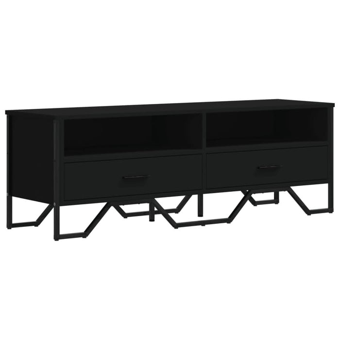 Dulap TV, negru, 122x34x41 cm, lemn prelucrat - WALTI WALTI