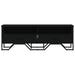 Dulap TV, negru, 122x34x41 cm, lemn prelucrat - WALTI WALTI