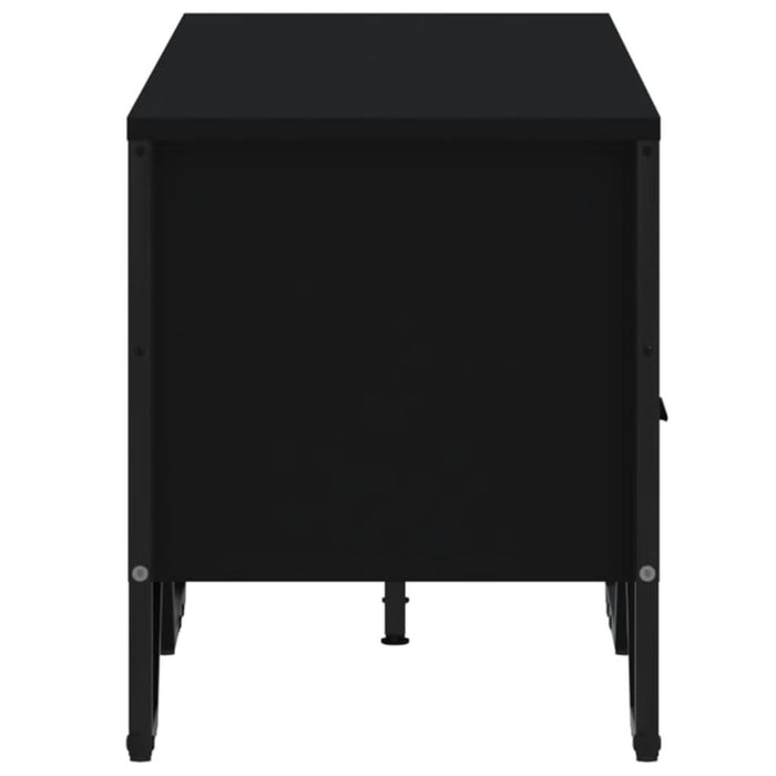 Dulap TV, negru, 122x34x41 cm, lemn prelucrat - WALTI WALTI