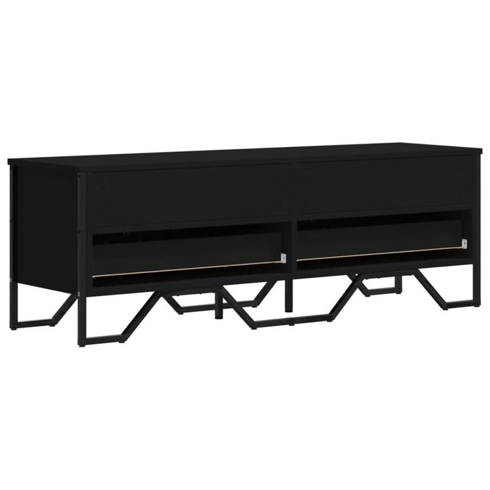 Dulap TV, negru, 122x34x41 cm, lemn prelucrat - WALTI WALTI