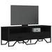 Dulap TV, negru, 122x34x41 cm, lemn prelucrat - WALTI WALTI