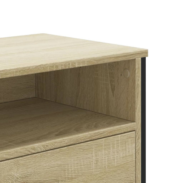 Dulap TV, stejar sonoma, 122x34x41 cm, lemn prelucrat - WALTI WALTI