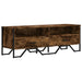 Dulap TV, stejar fumuriu, 122x34x41 cm, lemn prelucrat - WALTI WALTI