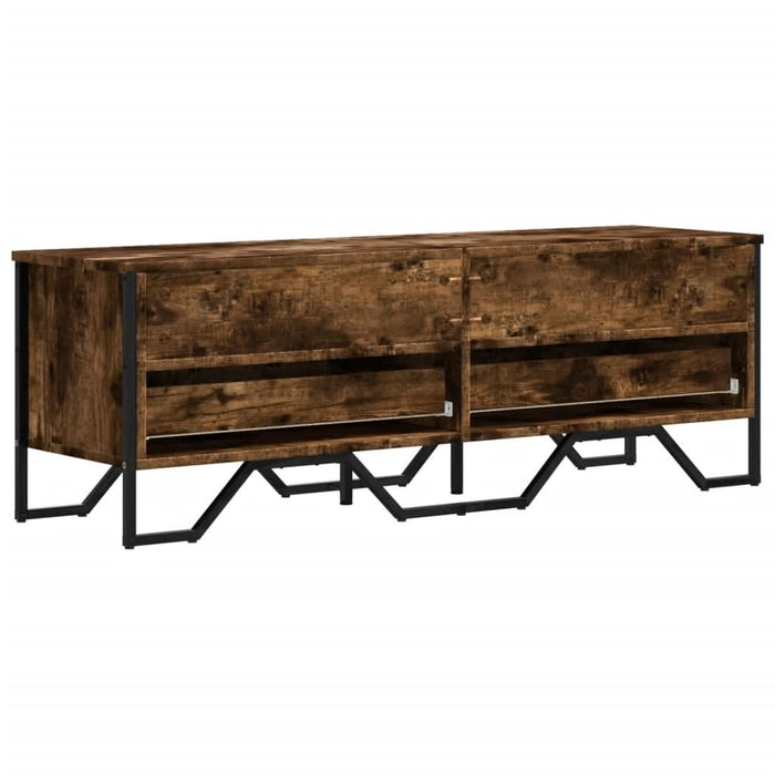 Dulap TV, stejar fumuriu, 122x34x41 cm, lemn prelucrat - WALTI WALTI