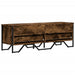 Dulap TV, stejar fumuriu, 122x34x41 cm, lemn prelucrat - WALTI WALTI