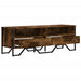 Dulap TV, stejar fumuriu, 122x34x41 cm, lemn prelucrat - WALTI WALTI