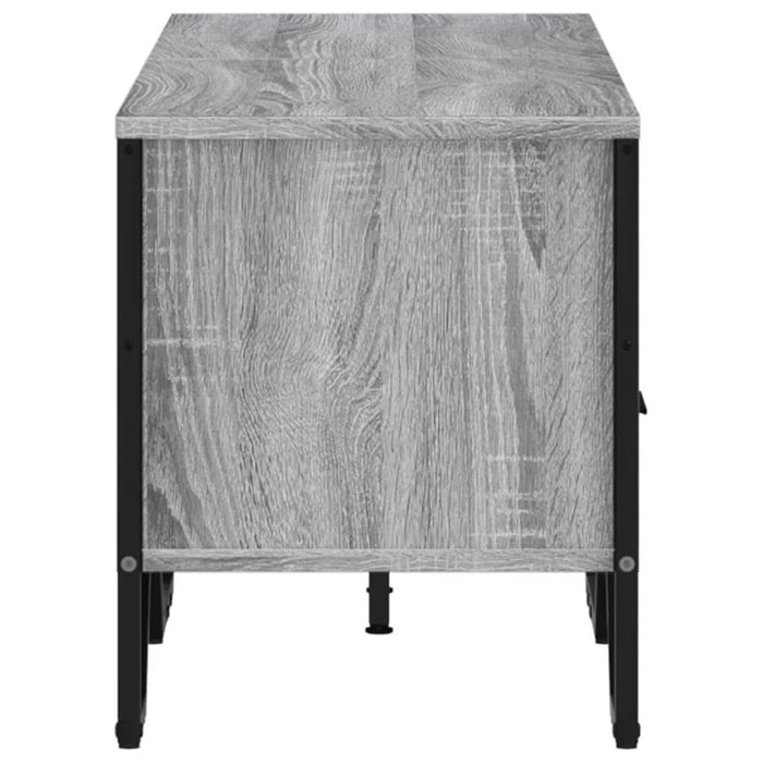 Dulap TV, gri sonoma, 122x34x41 cm, lemn prelucrat - WALTI WALTI
