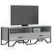 Dulap TV, gri sonoma, 122x34x41 cm, lemn prelucrat - WALTI WALTI