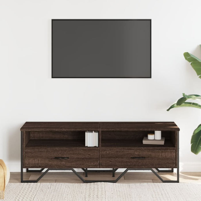 Dulap TV, stejar maro, 122x34x41 cm, lemn prelucrat - WALTI WALTI