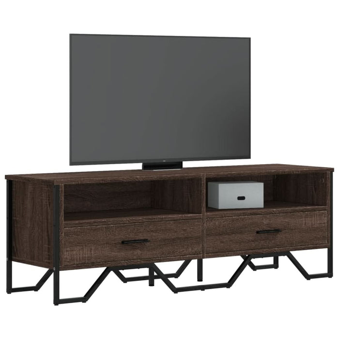 Dulap TV, stejar maro, 122x34x41 cm, lemn prelucrat - WALTI WALTI