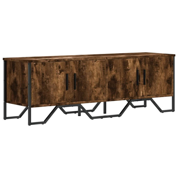 Dulap TV, stejar fumuriu, 122x34x41 cm, lemn prelucrat - WALTI WALTI