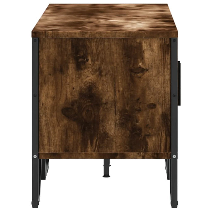 Dulap TV, stejar fumuriu, 122x34x41 cm, lemn prelucrat - WALTI WALTI