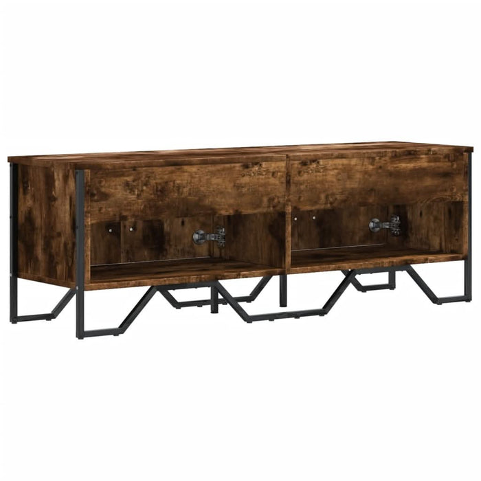 Dulap TV, stejar fumuriu, 122x34x41 cm, lemn prelucrat - WALTI WALTI