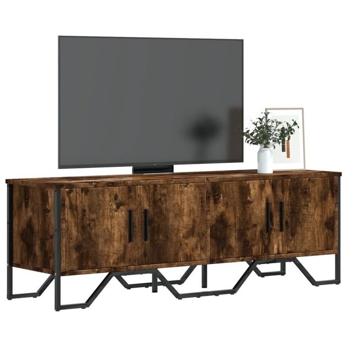 Dulap TV, stejar fumuriu, 122x34x41 cm, lemn prelucrat - WALTI WALTI