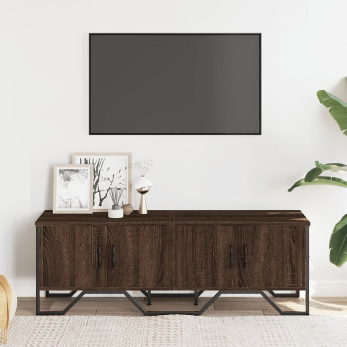 Dulap TV, stejar maro, 122x34x41 cm, lemn prelucrat - WALTI WALTI