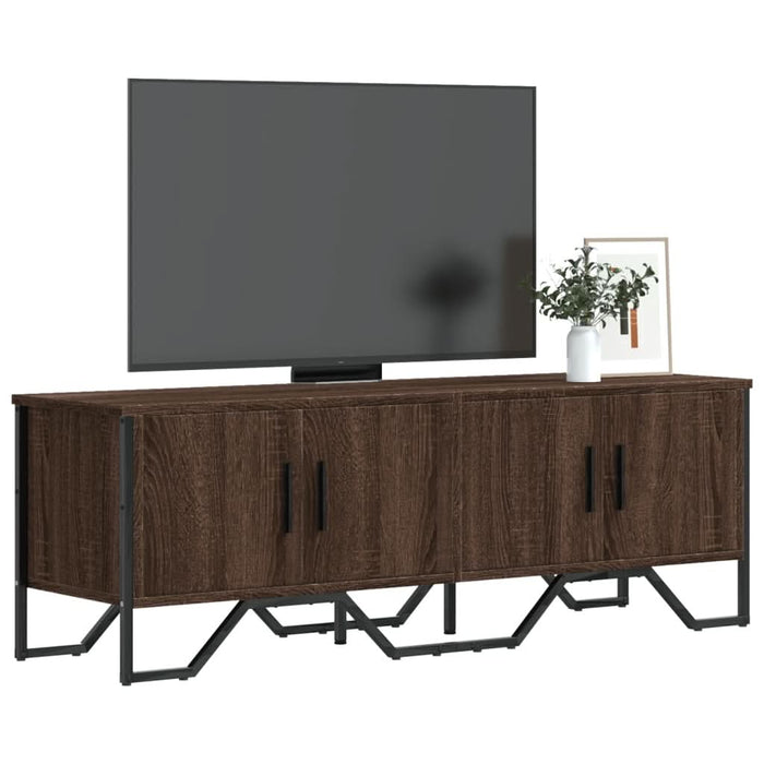 Dulap TV, stejar maro, 122x34x41 cm, lemn prelucrat - WALTI WALTI