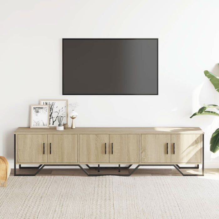 Dulap TV, stejar sonoma, 180x34x41 cm, lemn prelucrat - WALTI WALTI