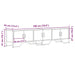 Dulap TV, stejar sonoma, 180x34x41 cm, lemn prelucrat - WALTI WALTI