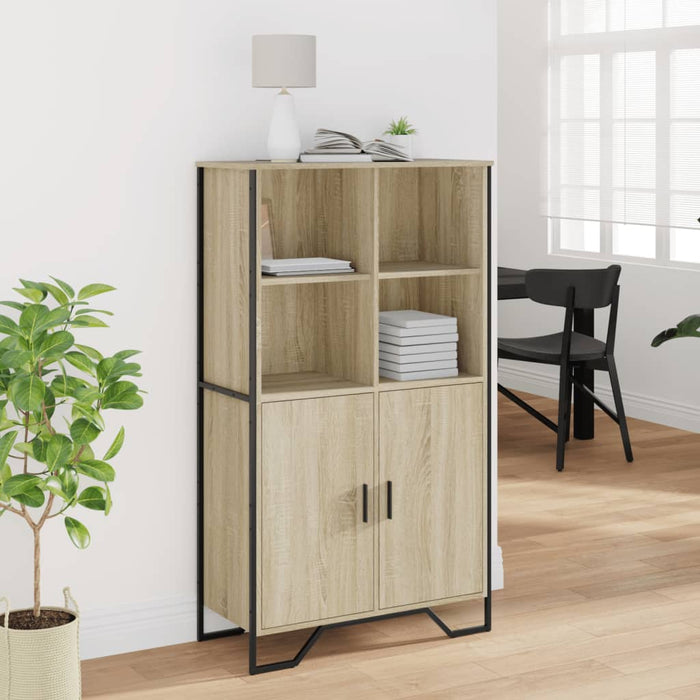 Dulap înalt, stejar sonoma, 79,5x35,5x137,5 cm, lemn prelucrat - WALTI WALTI
