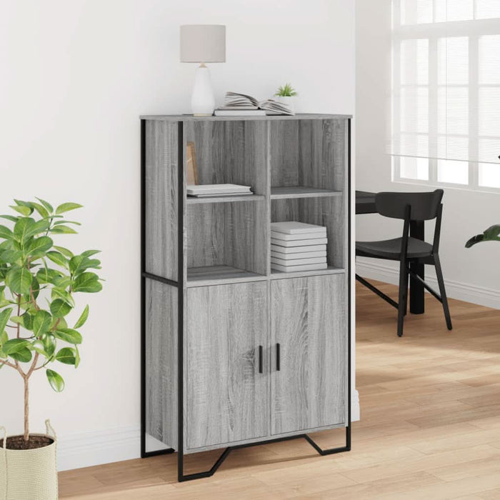 Dulap înalt, gri sonoma, 79,5x35,5x137,5 cm, lemn prelucrat - WALTI WALTI