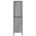 Dulap înalt, gri sonoma, 79,5x35,5x137,5 cm, lemn prelucrat - WALTI WALTI