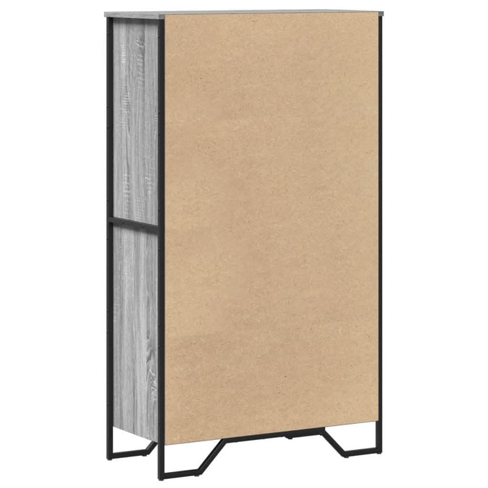 Dulap înalt, gri sonoma, 79,5x35,5x137,5 cm, lemn prelucrat - WALTI WALTI